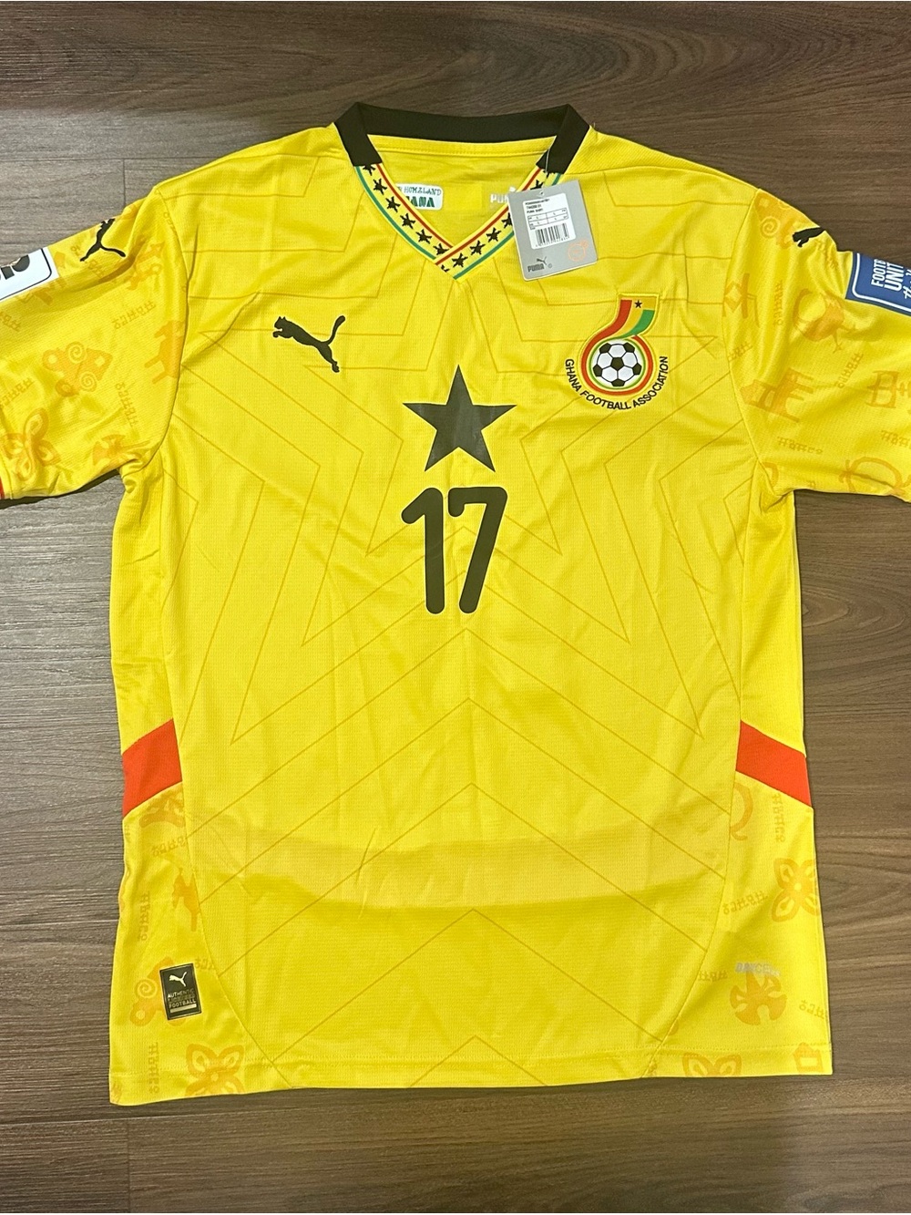 Ghana Black Stars National Team Ernest Nuamah Soccer Football Jersey